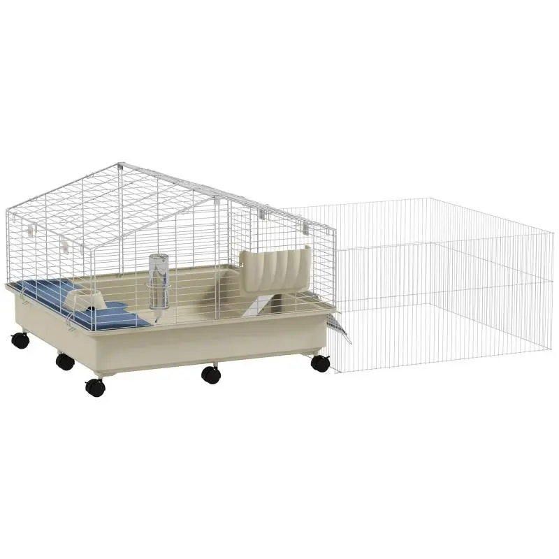 2-Level Small Animal Cage, 173 cm, White