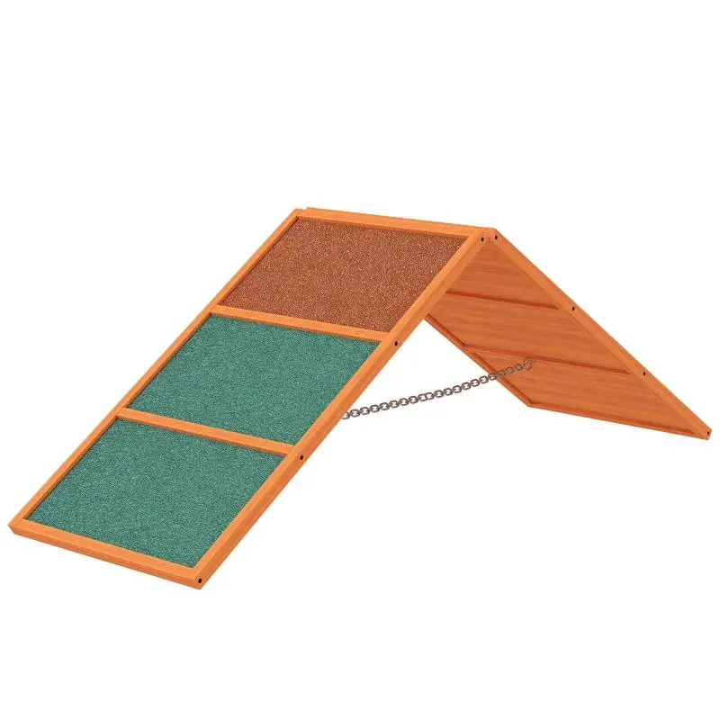 Adjustable Wooden Dog Agility A-Frame Ramp