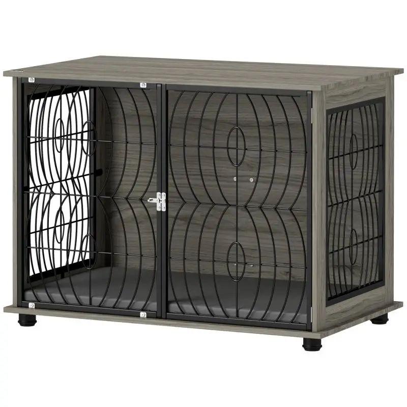 Dog Crate with Cushion for Large Dogs