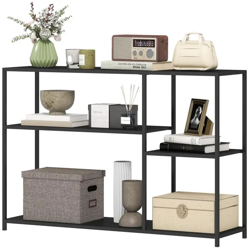 4-Tier Console Table, Black