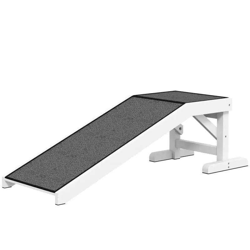 Pet Ramp with Non-Slip Carpet, 125 x 40 x 35.5 cm