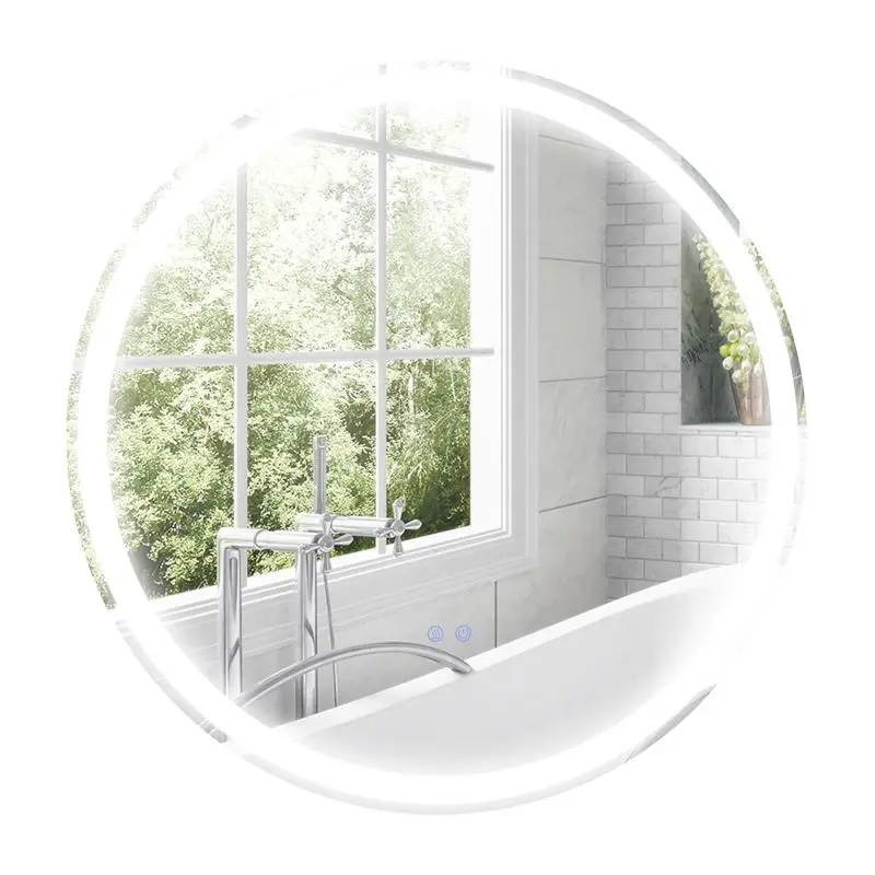 Round LED Bathroom Mirror, 60 cm