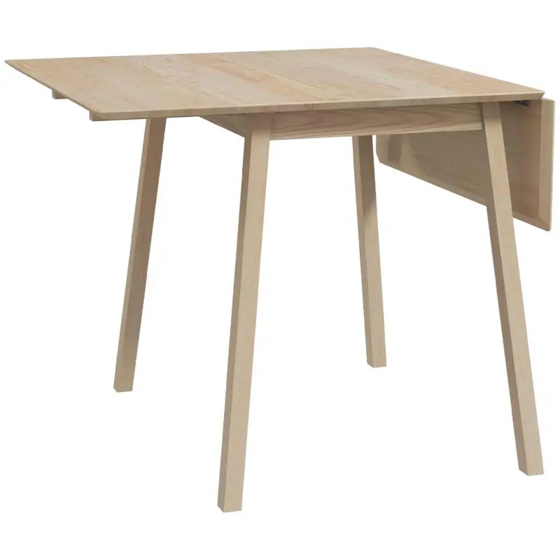 Folding Dining Table with 2 Drop Leaves, 110 x 86 x 75 cm