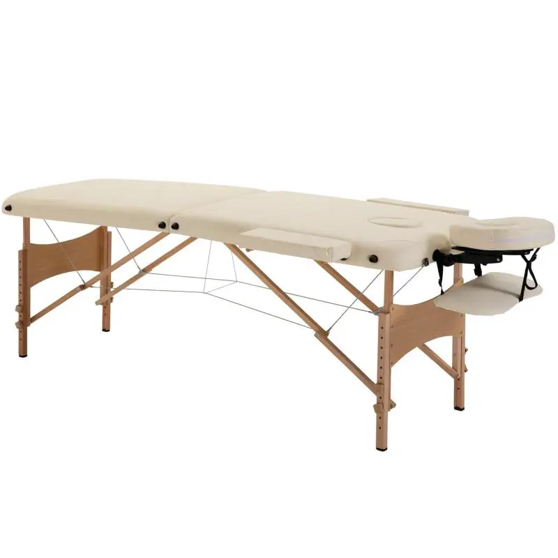 Foldable Massage Table with Adjustable Height