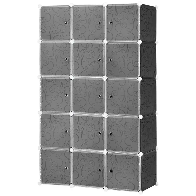 Cube Wardrobe with 2 Large and 9 Small Cubes