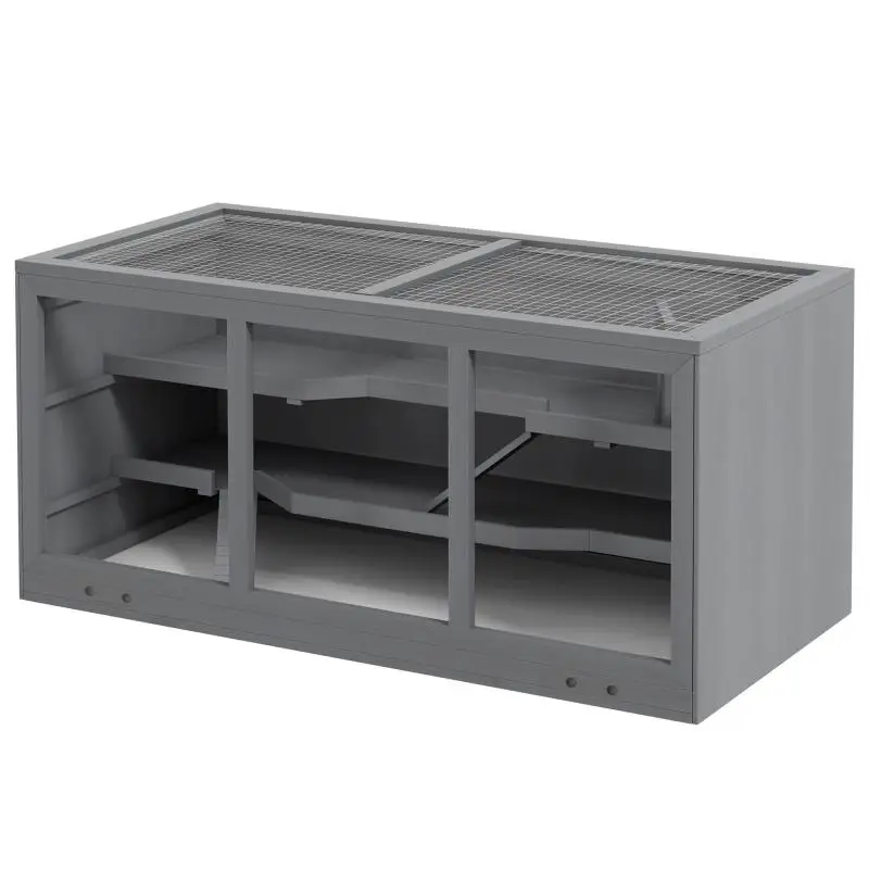 Dwarf Hamster Cage with Hinged Roof