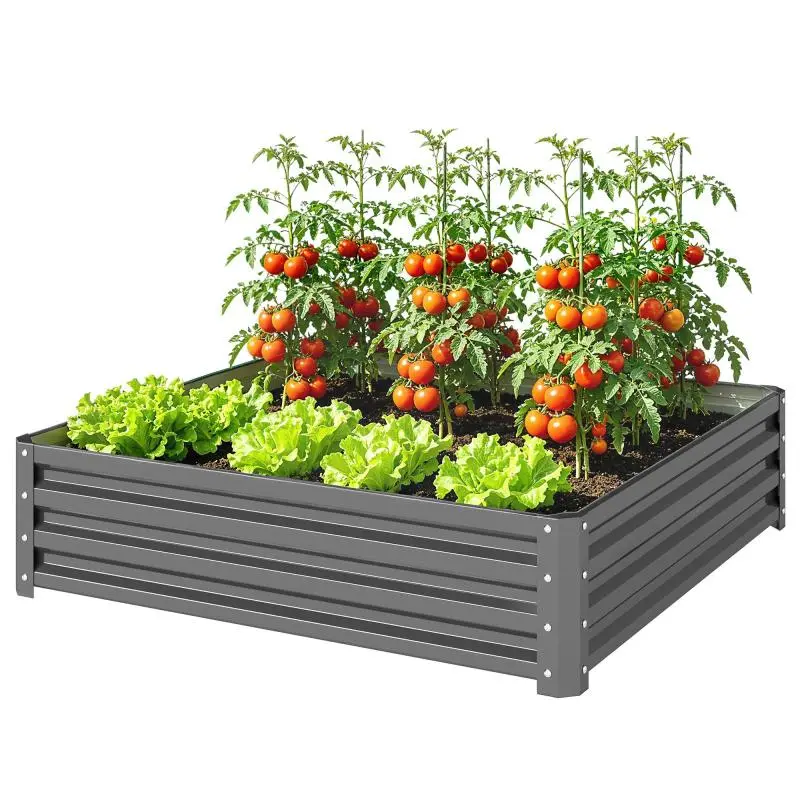 Raised Garden Bed, 120 x 120 x 30 cm