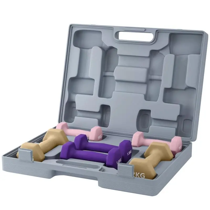 6-Piece Dumbbell Set with Carry Case