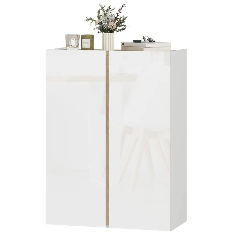 Shoe Cabinet with 6 Tiers, White