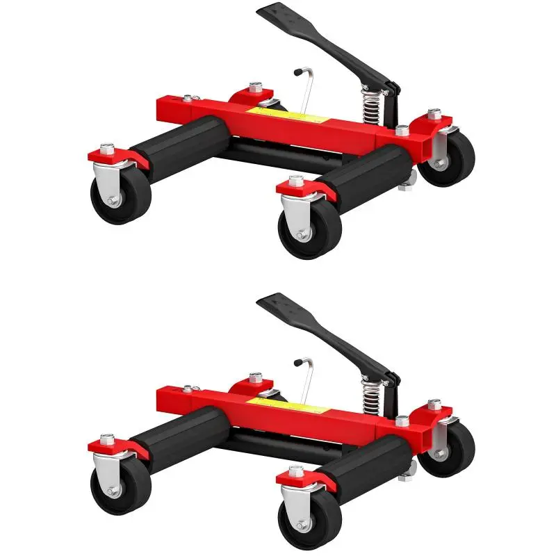 Set of 2 Car Dollies, 680 kg Capacity