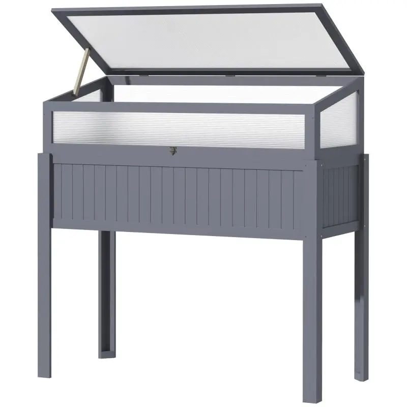 Raised Garden Bed with Cold Frame, 120 cm