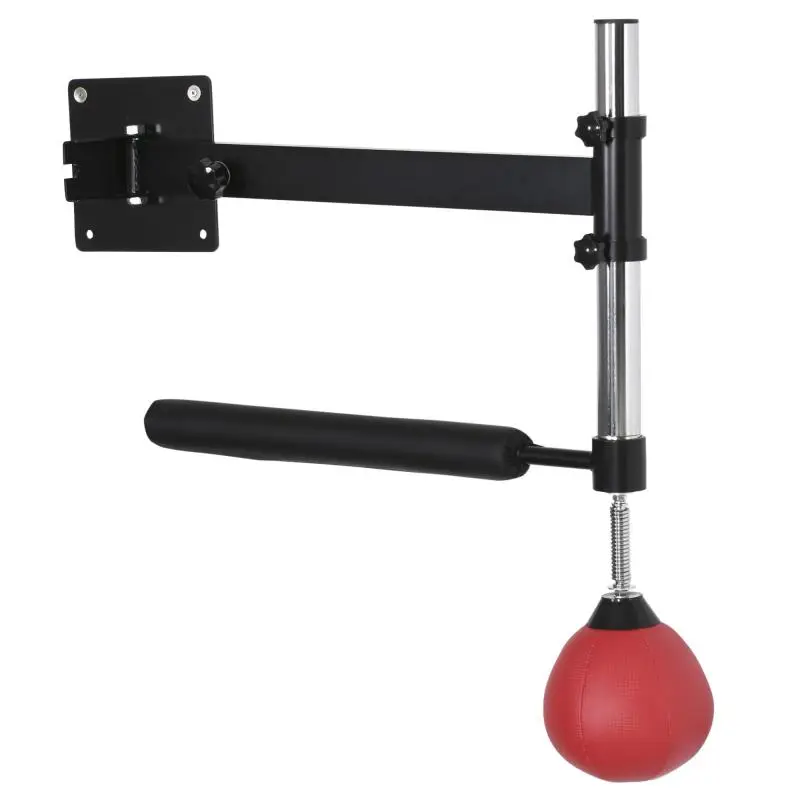 Wall-Mounted Boxing Frame with Speed Bag and Reflex Bar