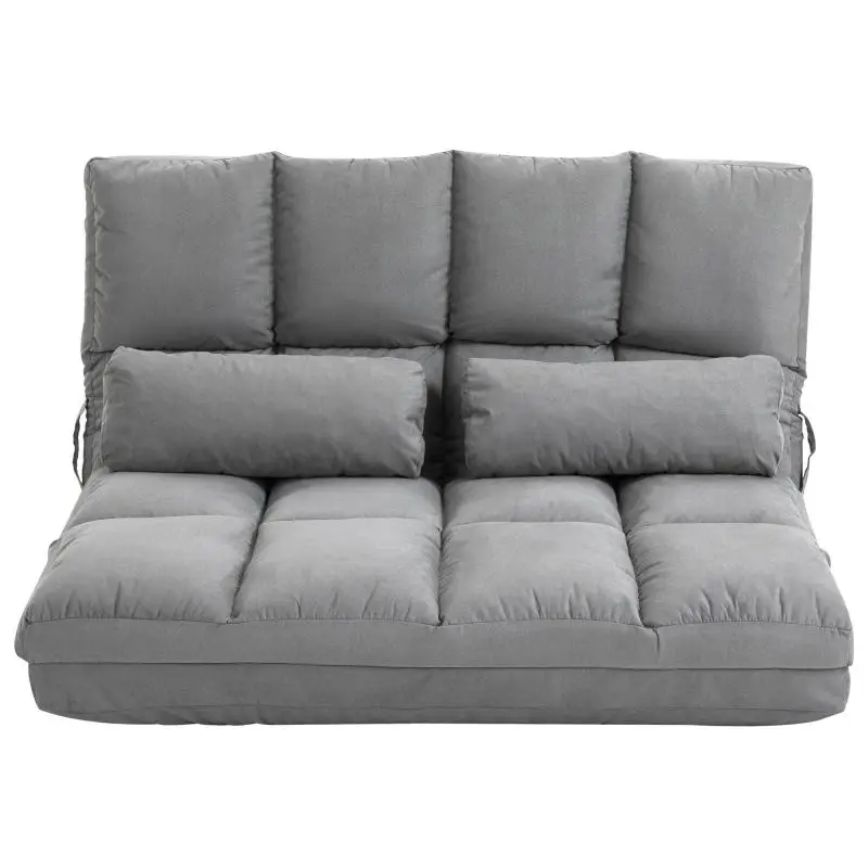 Floor Chair with Adjustable Backrest, Grey