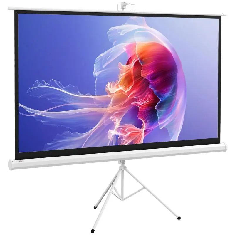 Projector Screen with Tripod 186 x 105 cm