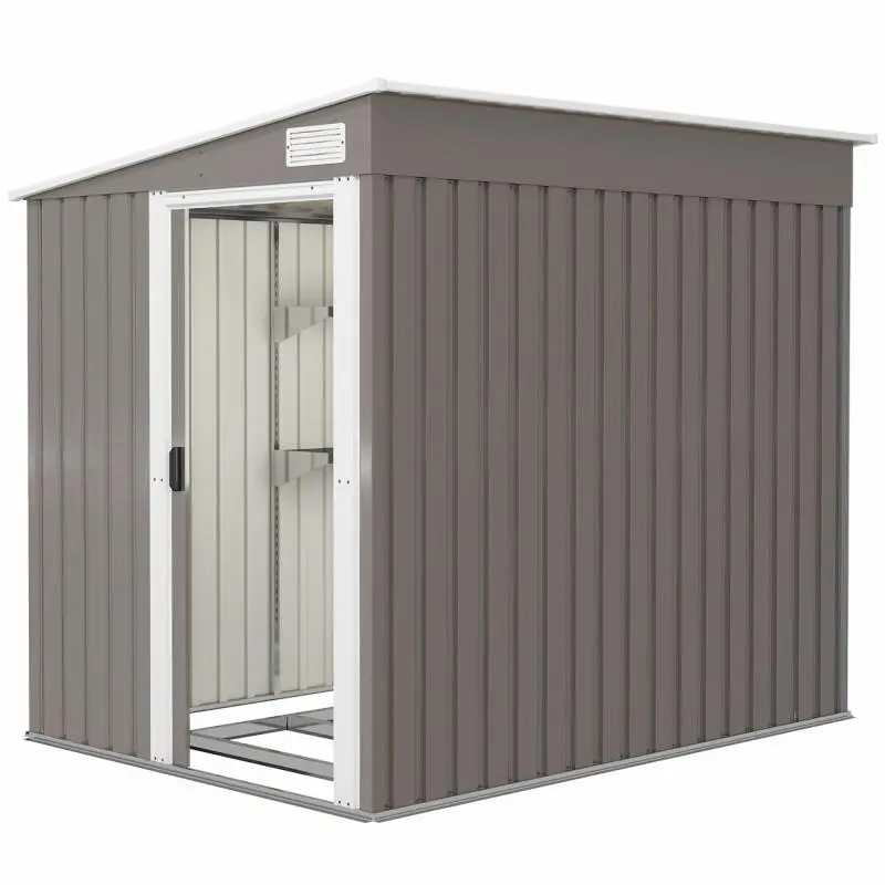 Metal Garden Shed 2.81 m² with Pent Roof