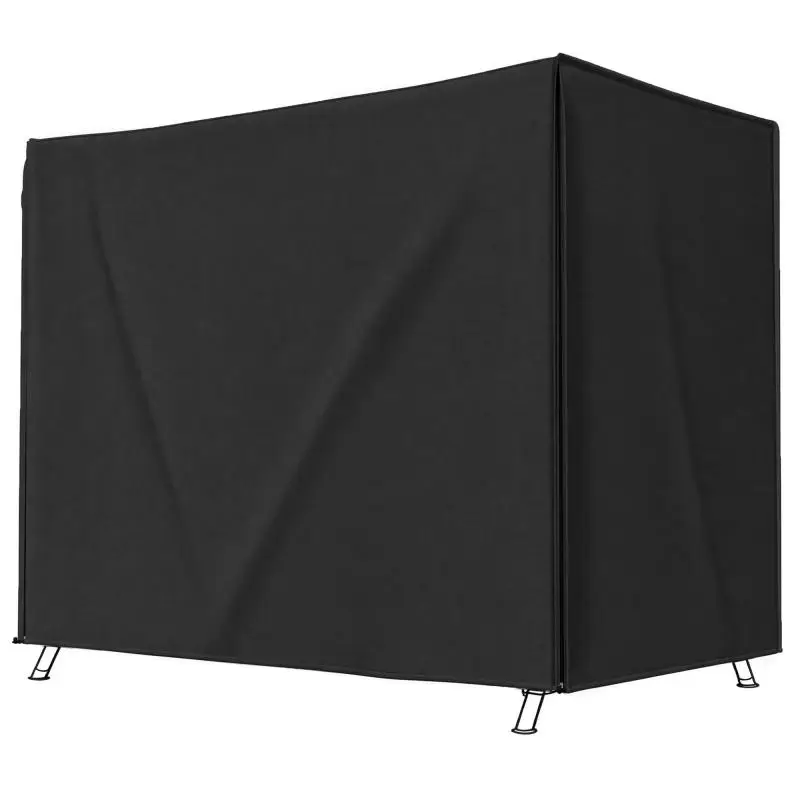 Porch Swing Cover, 220 x 125 x 172 cm, Black