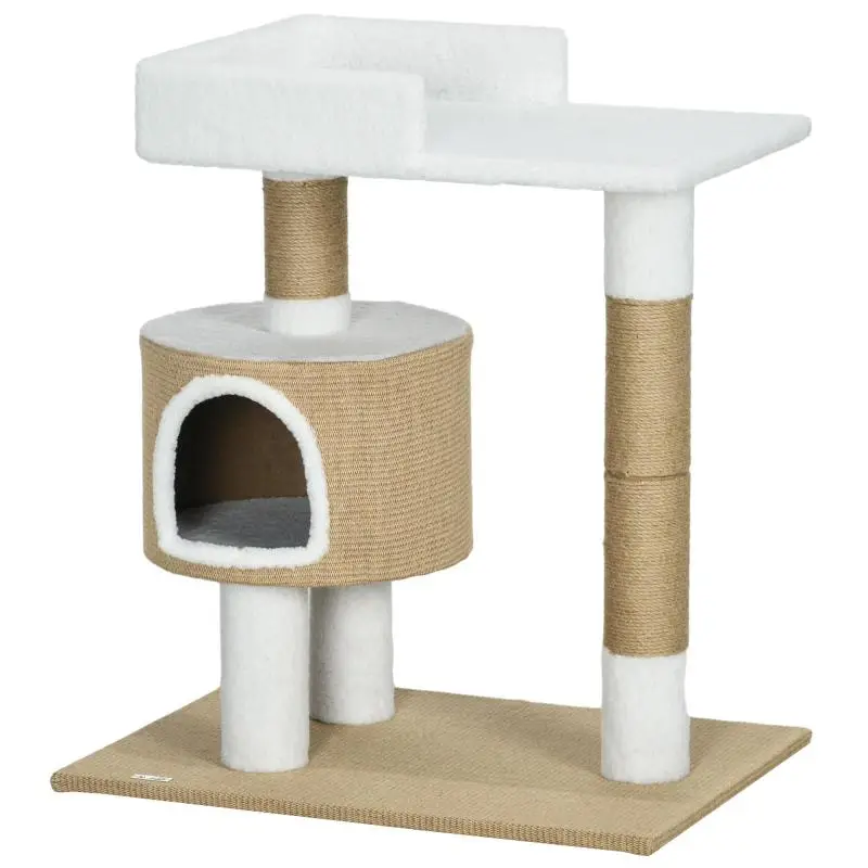 Cat Tree with Cat Cave and Lounging Platform