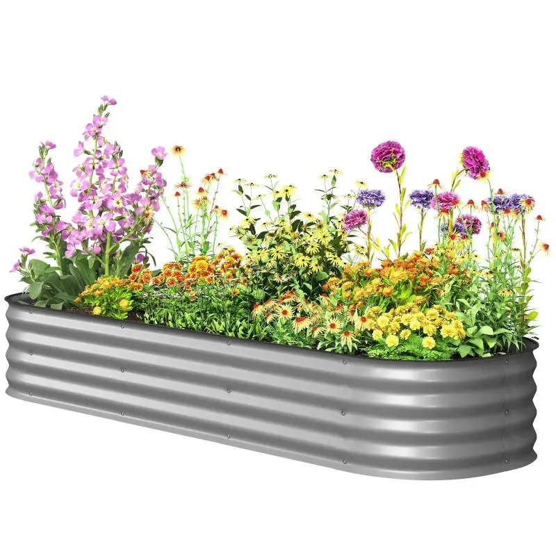 Raised Garden Bed, 195 × 62 cm