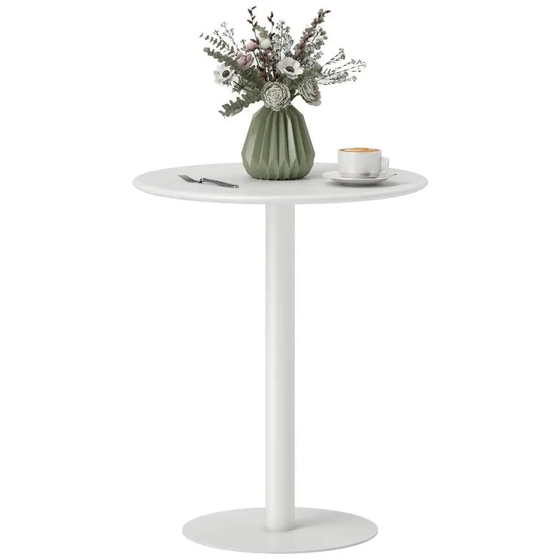 Round Dining Table for 2, Steel, 60 cm