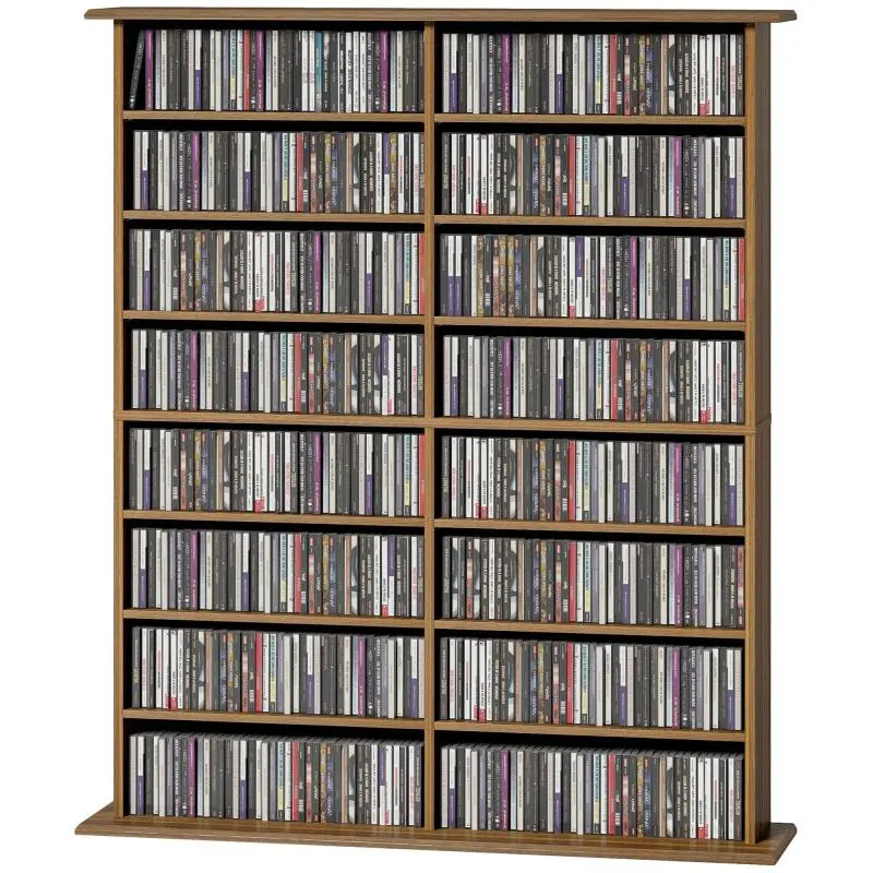 CD and DVD Storage Unit, Walnut