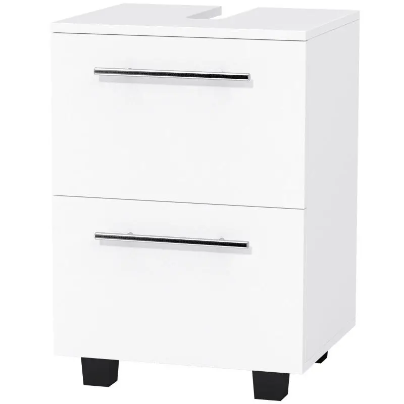 Under-Sink Bathroom Cabinet with Drawer, White