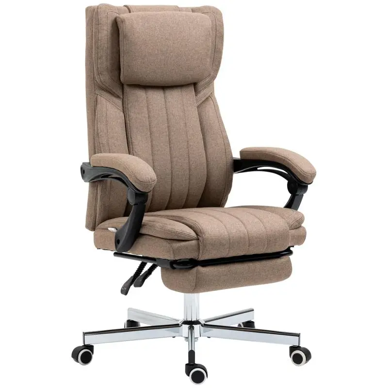 Office Chair with Massage Function and Footrest