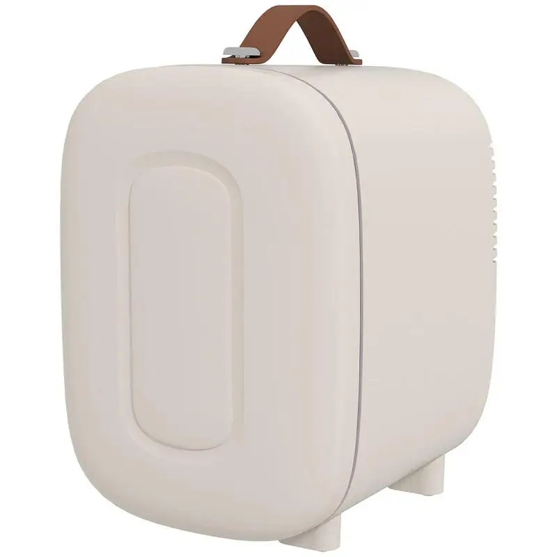 Mini Fridge, 4 L, Cream White