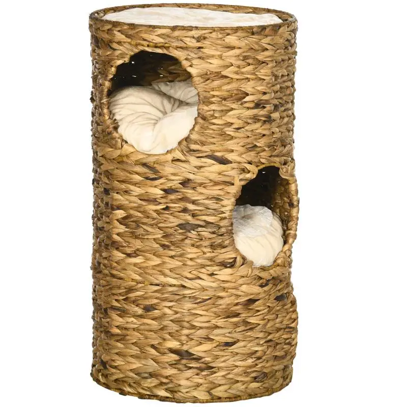 3-Level Cat Cave with Cushions, 40 cm