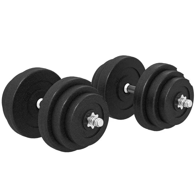 40 kg Dumbbell Set with 2 Bars