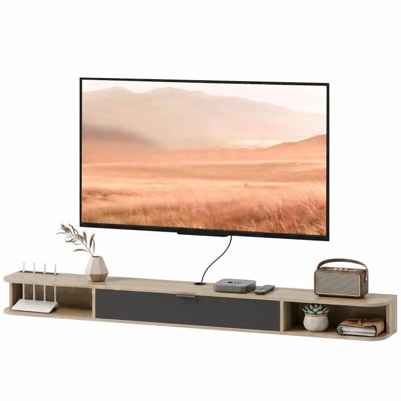 Wall-Mounted TV Unit, 180 cm