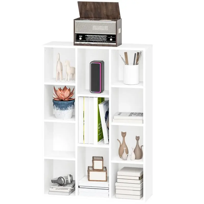 11-Compartment Storage Shelf, White