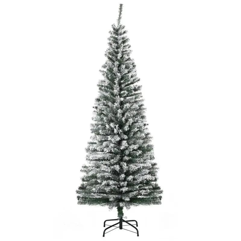 Slim Artificial Christmas Tree, 180 cm