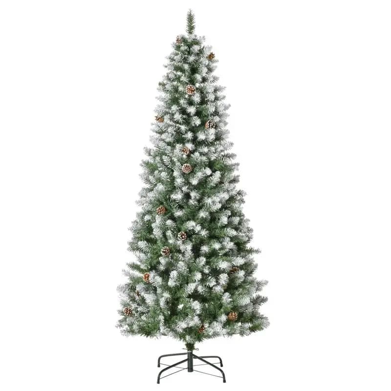 Artificial Christmas Tree, 180 cm, with Pine Cones