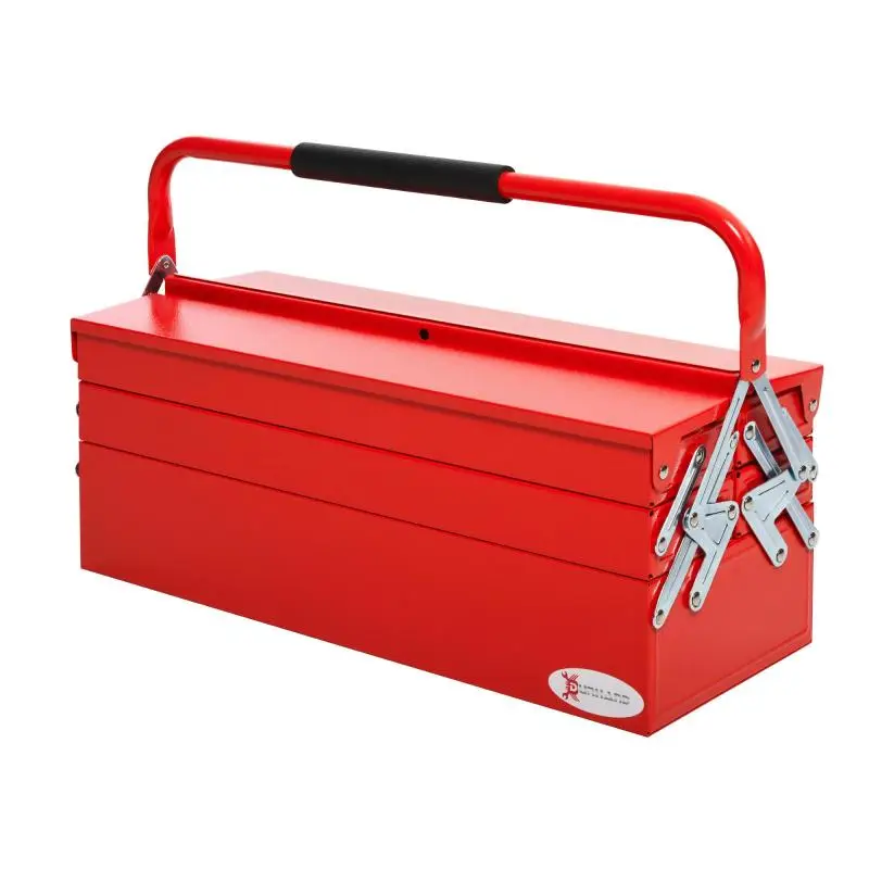 Cantilever Tool Box, 5-Compartment, Red