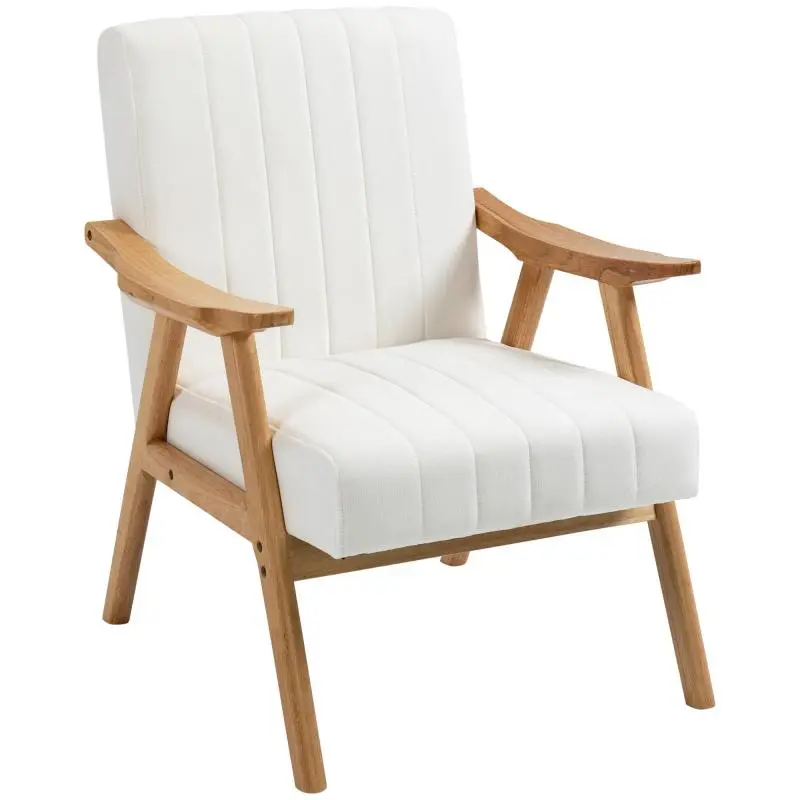 Upholstered Armchair in Velvet Look, 68 cm
