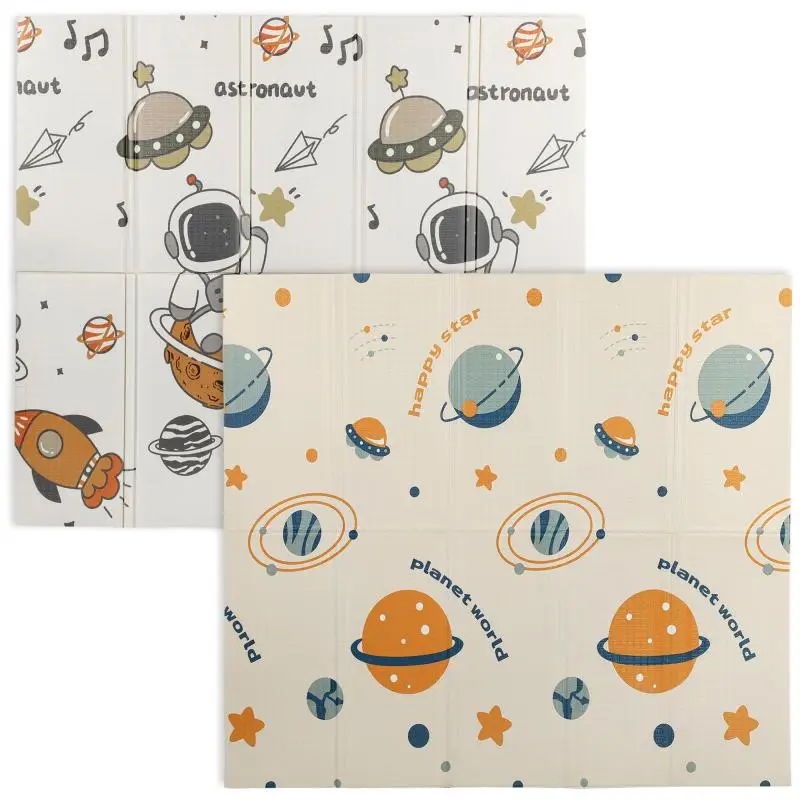Children’s Play Mat, Space Design, 196 × 176 cm
