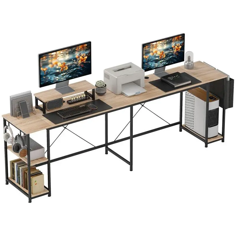 Reversible Corner Desk with Storage