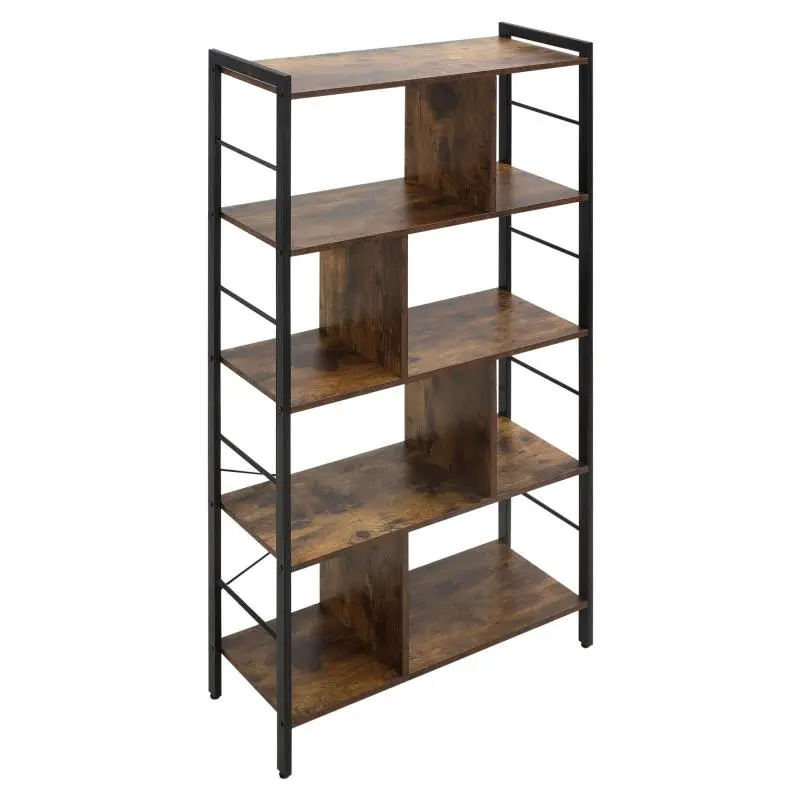 5-Tier Storage Bookshelf, 74 x 30 x 157.5 cm