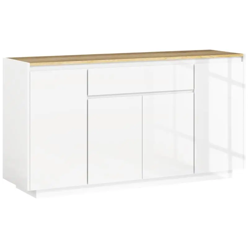 Kitchen Sideboard with Drawer and 3 Cabinets