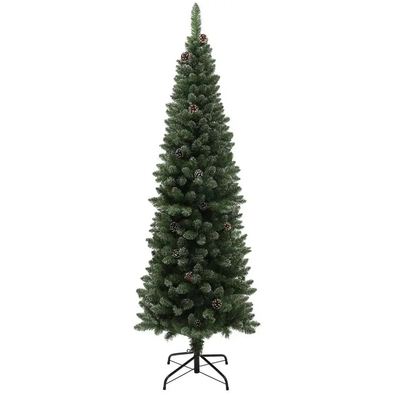 Artificial Christmas Tree, 180 cm, with Pinecones