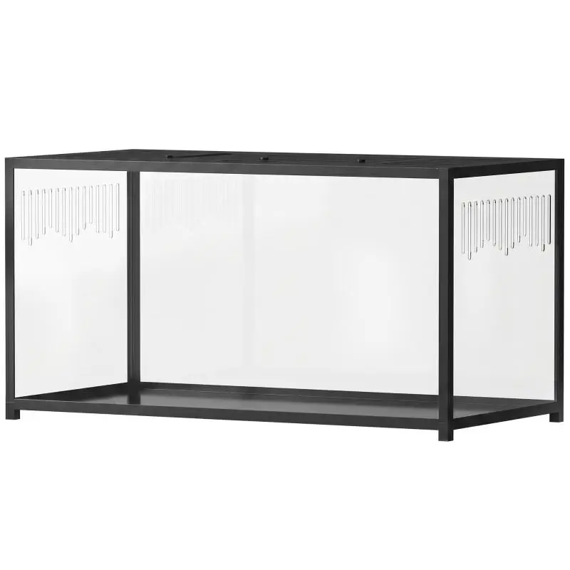 Hamster and Rodent Cage, 100 x 50 x 52.5 cm, Black