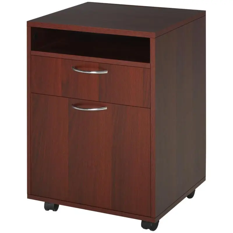Mobile Desk Filing Cabinet with Wheels