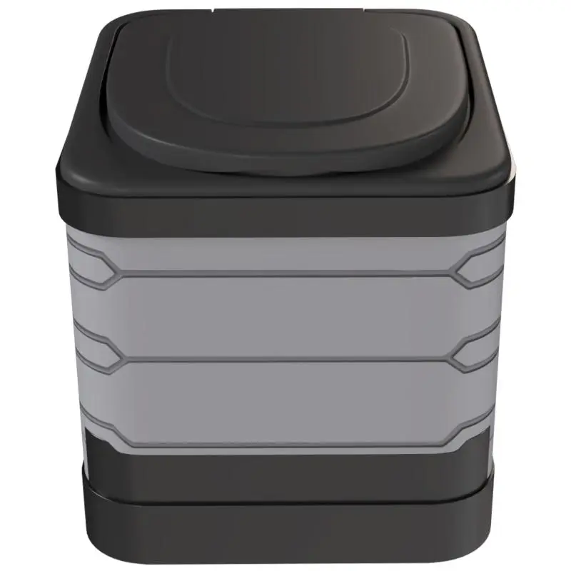 Foldable Camping Toilet, 150 kg, Grey