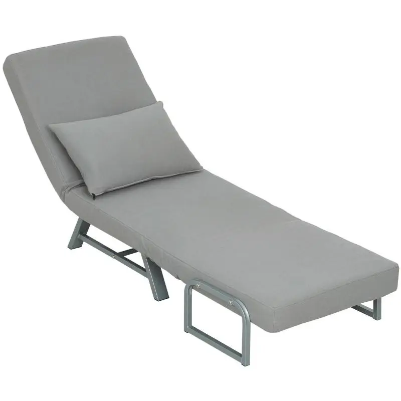 Sleeper Chair, Light Grey