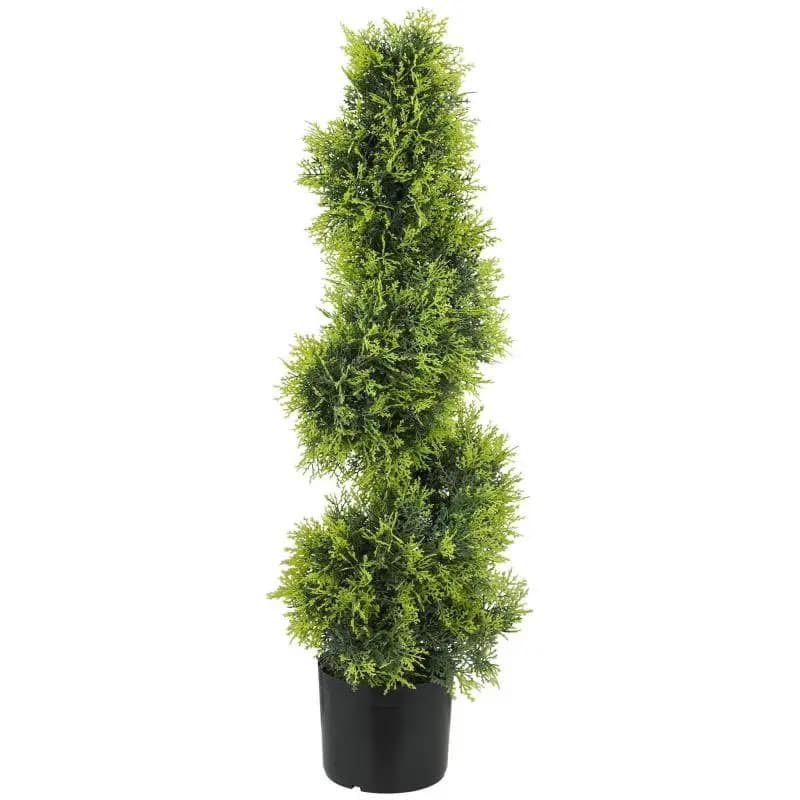 Artificial Spiral Cypress Plant, 90 cm