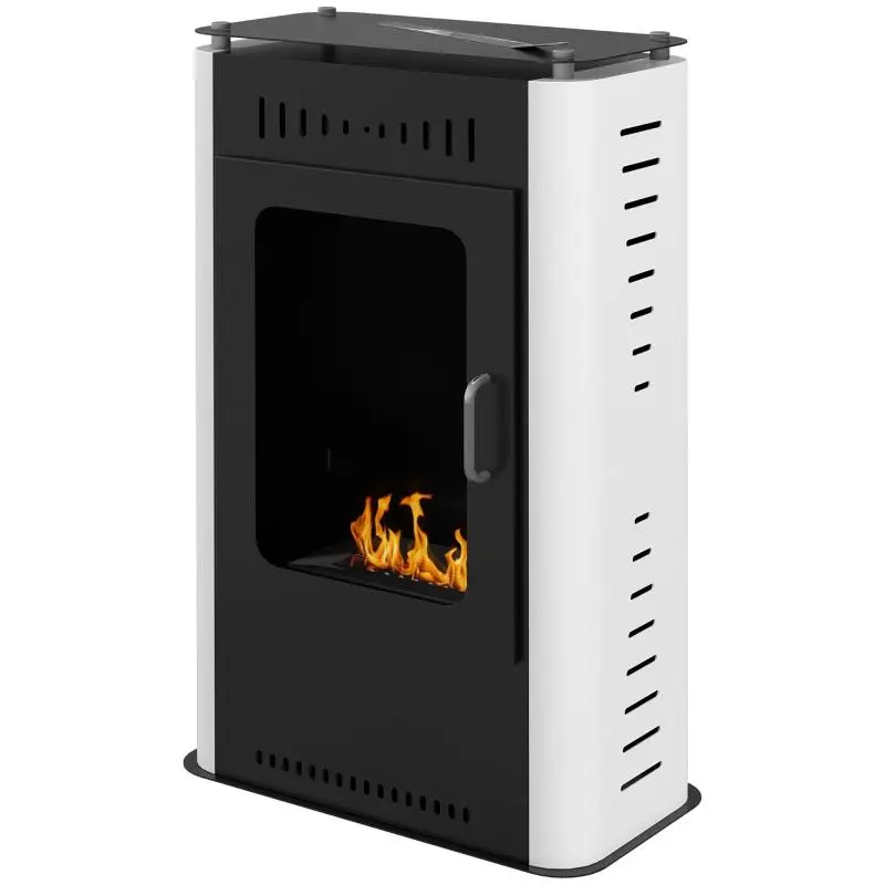 Freestanding Bioethanol Stove, 1.2 L, Black