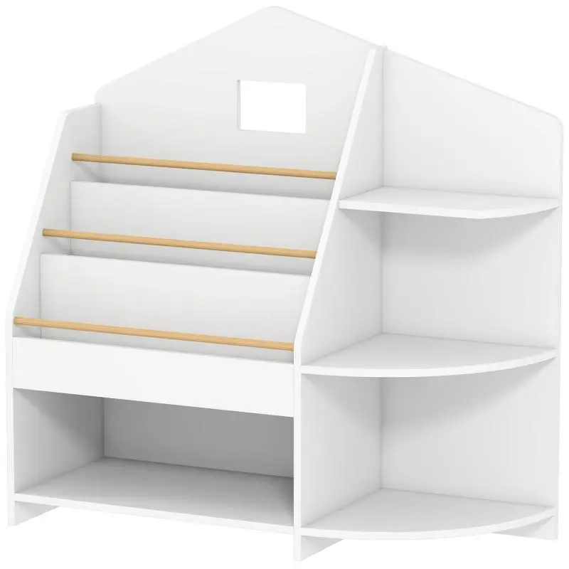 Children's Storage Unit with 7 Compartments, White