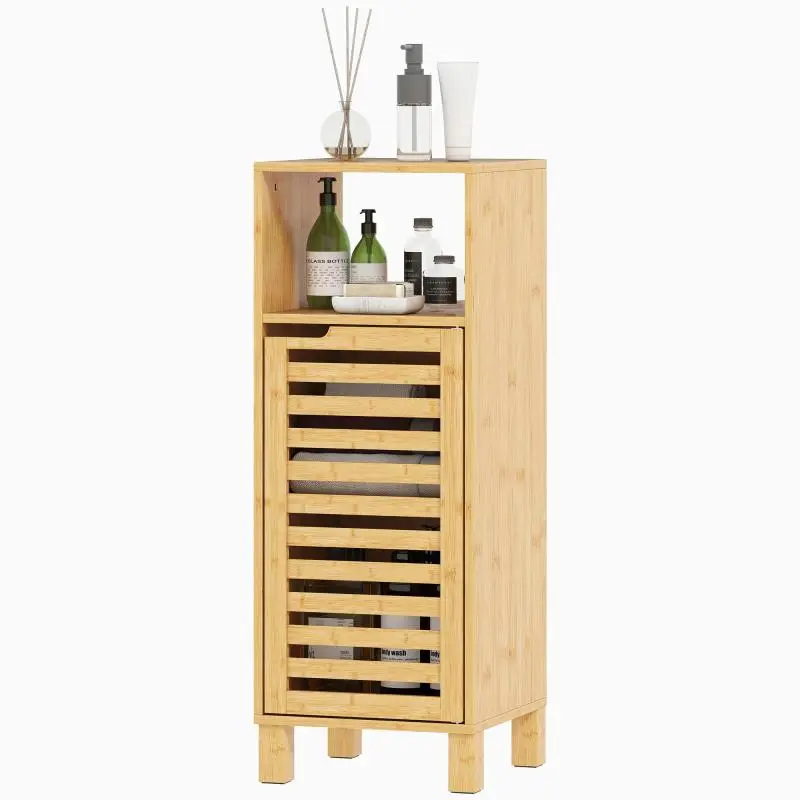 Narrow Bathroom Storage Unit, 30 × 30 × 80 cm