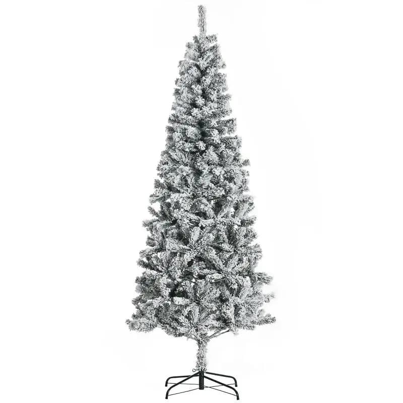 Slim Artificial Christmas Tree, 210 cm