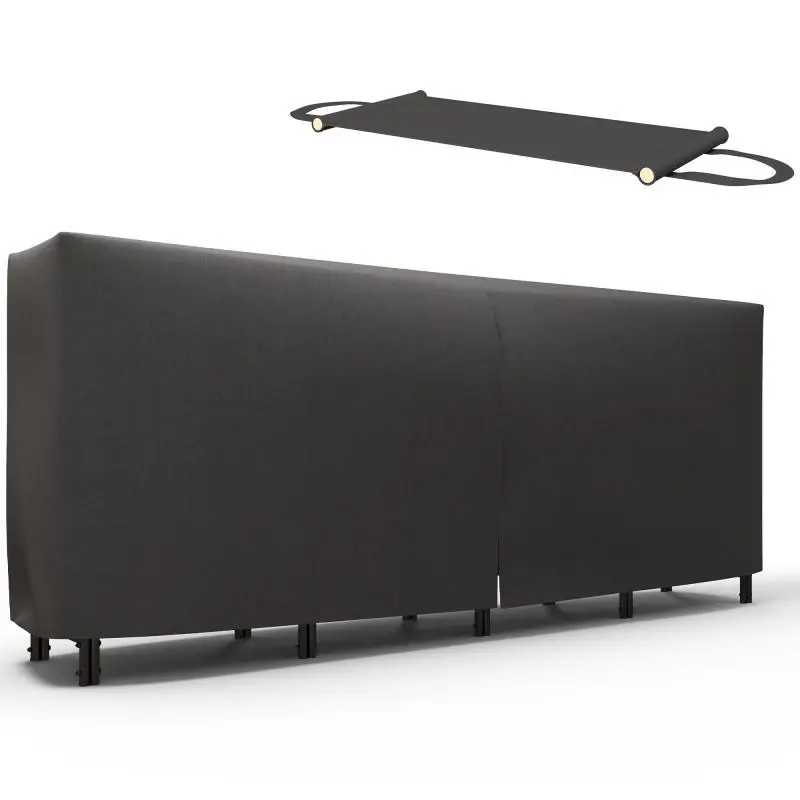 Metal Log Rack with Cover and Log Carrier